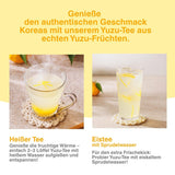 Easycookasia Koreanisches Getränk – Yuzu-Tee | Fruchtig, süß und zitrisch | Mit Vitamin C | Für Tee, Limonade, Cocktails und Desserts | Entdecken Sie die asiatische Teekultur (500g)