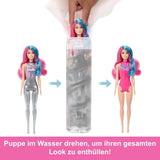 Barbie Color Reveal Puppe und Zubehör mit 6 Überraschungen, Disco Star-Serie mit metallischem Glitzer und farbwechselndem Oberteil (Stile können variieren), JCP01, 32 cm