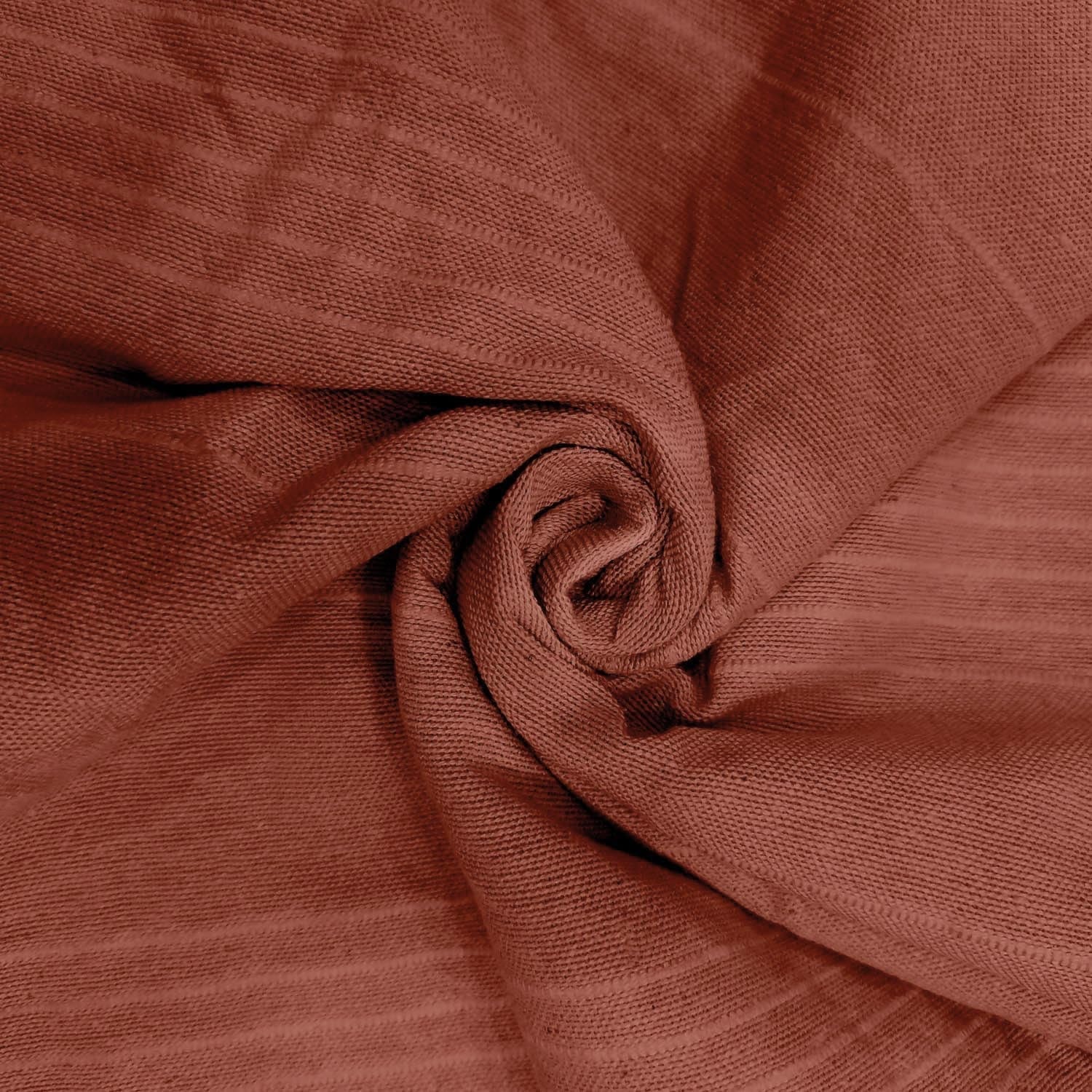 Soleil D'Ocre, Adele, Tagesdecke, Sofaüberwurf, Baumwolle, ziegelrot, 220 x 240 cm Betten und Decken Besuchen Sie den Soleil d'ocre-Store