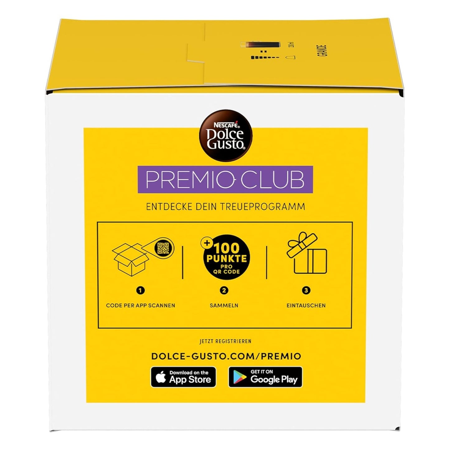 NESCAFÉ DOLCE GUSTO Grande Kaffeekapseln 3er Pack (3 x 16 Kapseln)