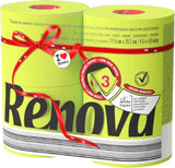 Renova Toilettenpapier, grün, 4 Rollen