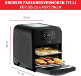 Tefal Easy Fry Oven & Grill 9-in-1-Heißluftfritteuse, 11 l Für 6 Portionen, 7 Zubehörteile, 8 Programme, Rezepte online Haushaltsgeräte Naty Shop