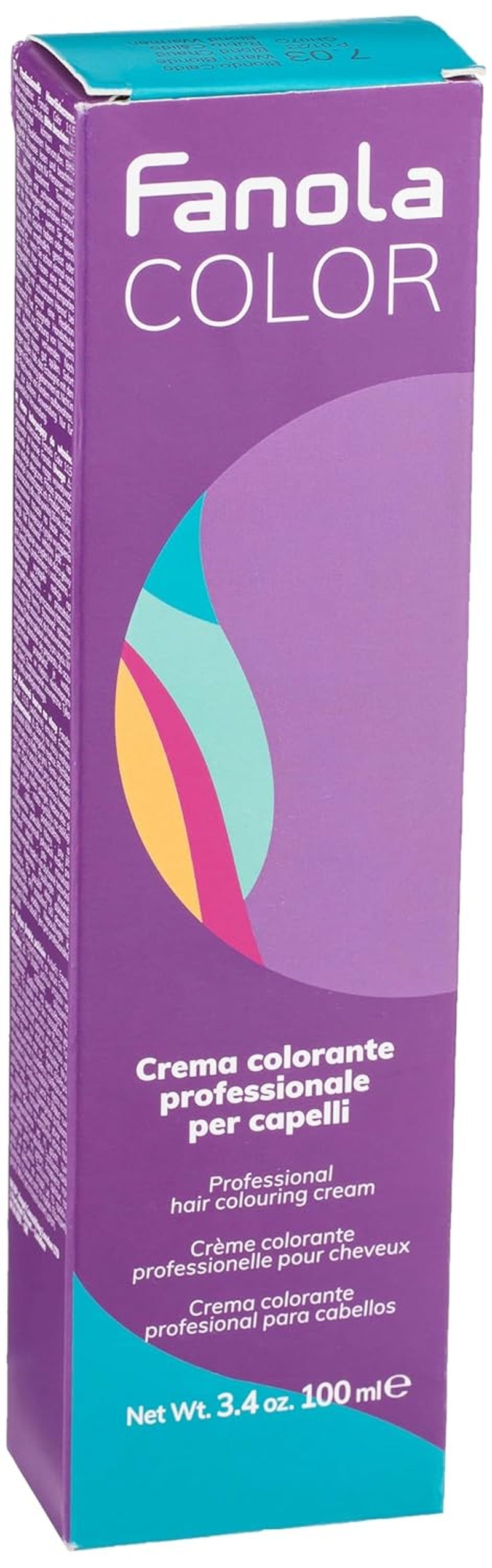 Fanola crema colore Farbcreme 7,0 Blond, 100 ml Haarfärbemittel Naty Shop 7,03 Warmes Blond