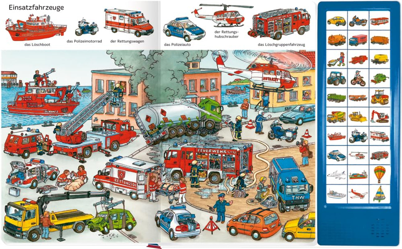 So viele Fahrzeuggeräusche: 30 Geräusche (Bilder suchen – Wörter finden) Bebe Naty Shop Toys