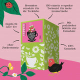 Cupper Bio-Früchtetee Cranberry Himbeere | Himbeertee | 250 ungebleichte Teebeutel | Großpackung | Perfekt fürs Büro | Ökologisch | Fairer Handel