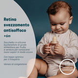 Suavinex Baby-Kauschutz aus lebensmittelechtem Silikon mit Deckel, leicht zu reinigen, spülmaschinen- und gefriergeeignet, beruhigt das Zahnfleisch, 6 Monate, grün