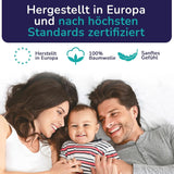 Set mit 2 Kissen zur Nackenstütze 40 x 60–13 cm – ergonomisches Schlafkissen für Nacken und Schultern, Öko-Tex-zertifiziert. Orthopädische Nackenkissen Naty Shop