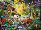 Ravensburger Puzzle 12000696 - Idylle am Wasserauge - 1500 Teile Puzzle für Erwachsene und Kinder ab 14 Jahren, Tigermotiv-Puzzle Puzzle Naty Shop Neues Design