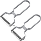 Westmark Julienneschäler, Edelstahl Schäler Naty Shop Deluxe (2er-Set)