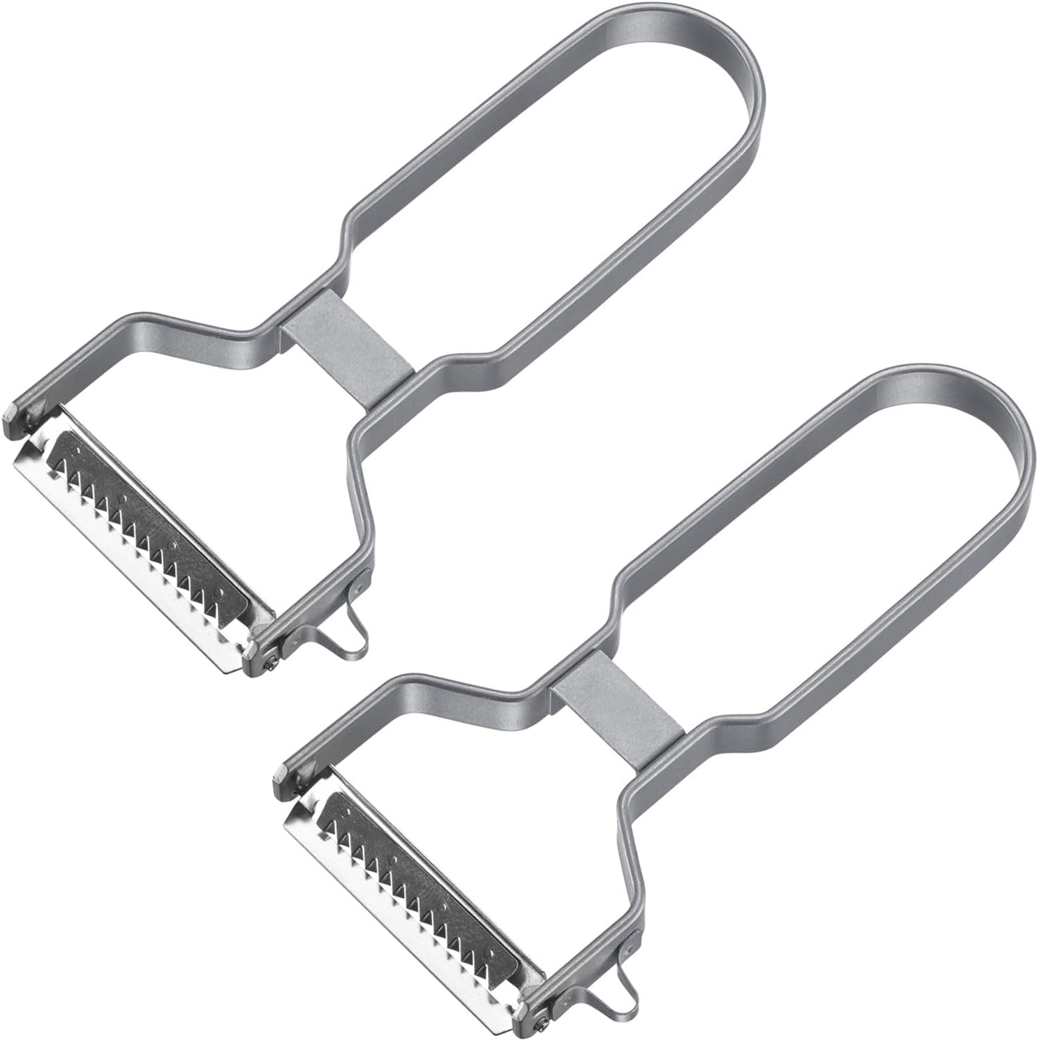 Westmark Julienneschäler, Edelstahl Schäler Naty Shop Deluxe (2er-Set)