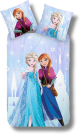 Kinderbettwäsche für Mädchen und Jungen mit Cartoon-Motiv, 100 % Baumwolle. Bettwäsche – Kinder Naty Shop Anna Elsa