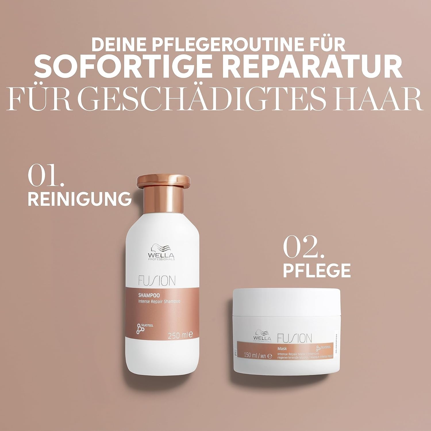 Wella Professionals Fusion Intense Repair – Professionelle Pflege für strapaziertes Haar Wella Dusche und Bad