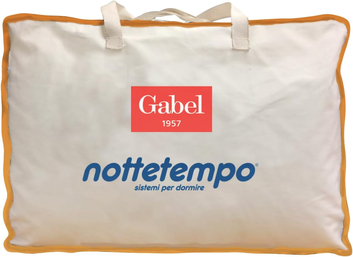 Nottetempo, Gänsedaunendecke, Einzelbett, 205 x 155 x 2 cm, Bianco Bettdecken und Steppdecken Naty Shop
