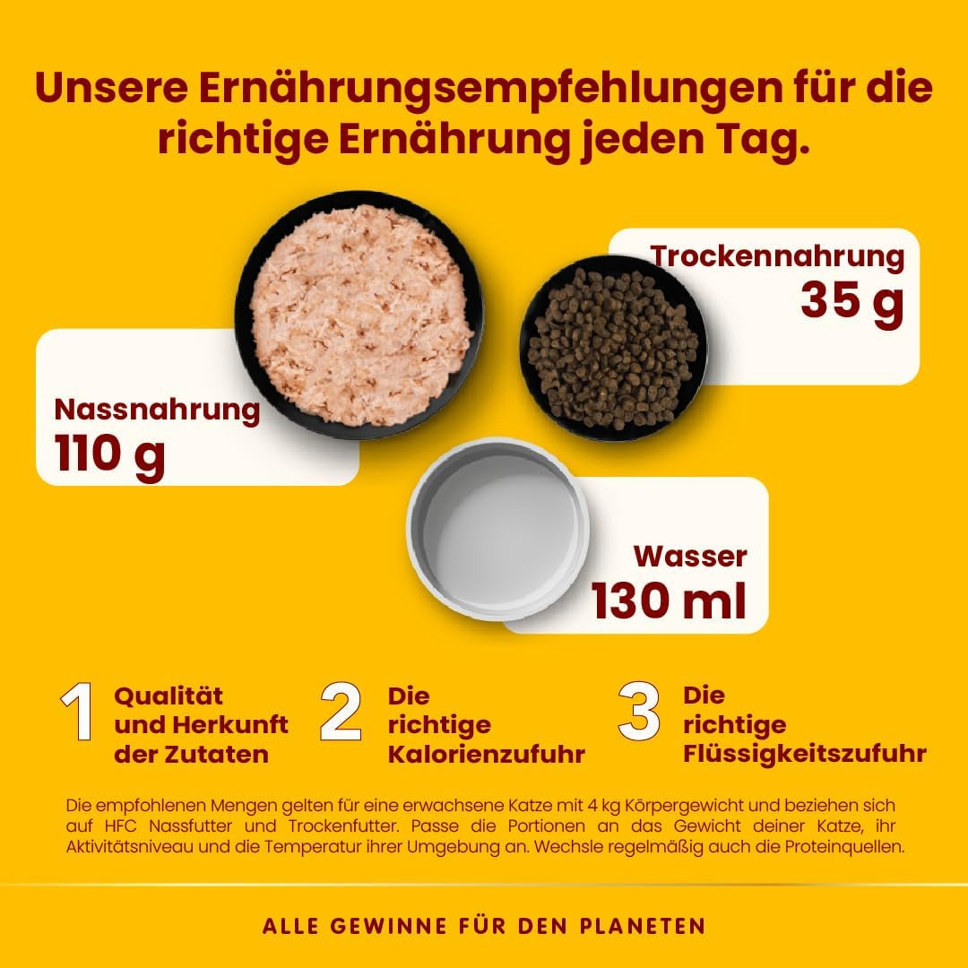 Almo Nature HFC Natural – Nassfutter für ausgewachsene Katzen – Hühnerfilet – 280 g, Packung mit 12 Stück