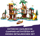 LEGO Friends Baumhaus im Abenteuercamp, Spielset für Mädchen und Jungen ab 8 Jahren mit 5 Figuren und 5 Tieren, Geschenkidee für kreative Spiele, Sportspielzeug, Puppenhaus 42631 Bausets Besuchen Sie den LEGO-Store