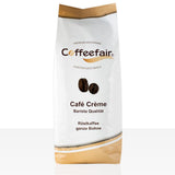 Coffeefair Cafe Creme Kaffeebohnen in Barista-Qualität – 1 kg für Kaffeevollautomaten, Mischbohne für Kaffee oder Espresso verwendbar, schonende Trommelröstung