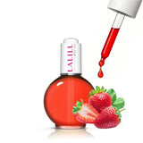 LALILL Nail Cuticle Oil 75Ml – Himbeere Nagelpflegeöl – Nagelöl Pflege Für Nägel Nagelhaut – SPA Maniküre Naildesign Hände – Vegan – Mit Pipette