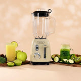 Cecotec Standmixer Retro Power Schwarz Titan Retrogrün. 1200W Maximale Leistung, 2 Geschwindigkeiten, 4-Klingen-Messer Mit Schwarzer Titanbeschichtung Und 1,5L Krug, Vintage-Design in Grün Kitchen Naty Shop