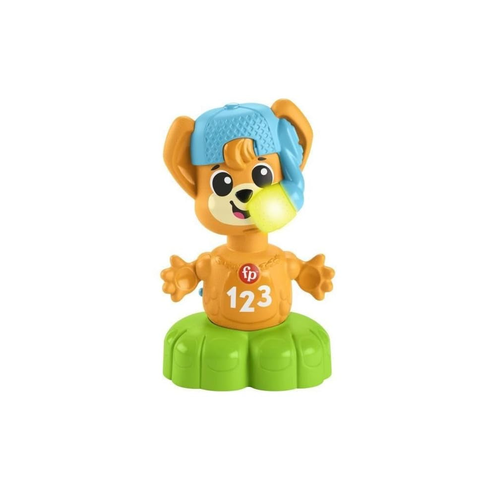 Fisher-Price Sync Squad Fuchs-Thekenspielzeug, Spielzeug für Babys und Kleinkinder mit Musik und interaktiven Lichtern, ab 9 Monaten, französische Version, HYK94 Jucarii Bebe Naty Shop Standardtitel