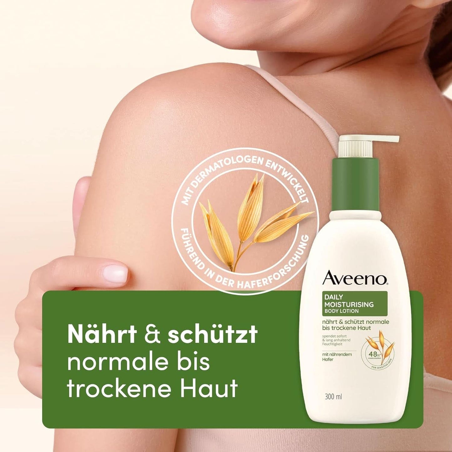 Aveeno Daily Moisturizing Body Lotion, 300 ml Kosmetik und Schönheit Naty Shop