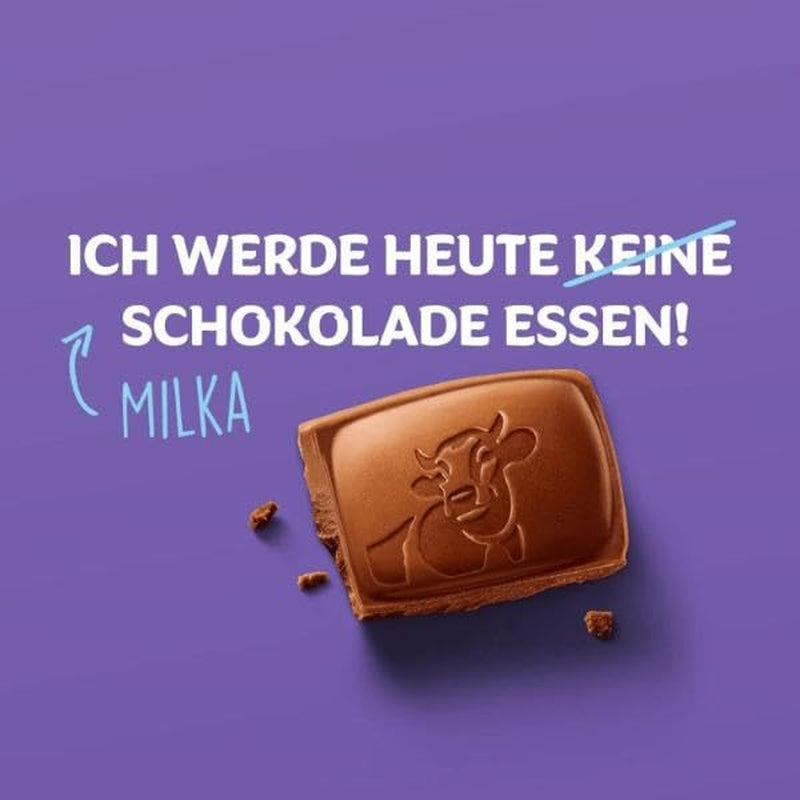 Milka Naps Alpenmilch – Mini-Schokoladenquadrate aus zarter Alpenmilch-Schokolade – 1 x 1,7 kg