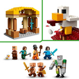 LEGO Minecraft Ghast Balloon Attack – Gamer-Spielzeug für Kinder – Videospiel-Bauset mit Haus, Huhn und Golem – Film-Merchandise für Jungen ab 10 Jahren – 21273 Bausets. Beuche the LEGO-Store