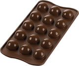 Silikomart 199384, 3D-Form für Chocolate Flame Kitchen Naty Shop Tartufino