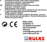 Rülke Holzspielzeug 23112 Puppenhaus, Holzfarben, rot Puppenhäuser Naty Shop