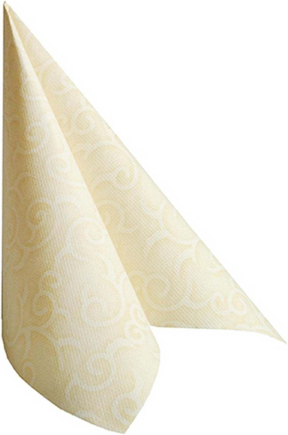 Papstar, 50 Servietten „ROYAL Collection“ 1/4-Falz 40 cm x 40 cm Champagner „Casali“, #84877