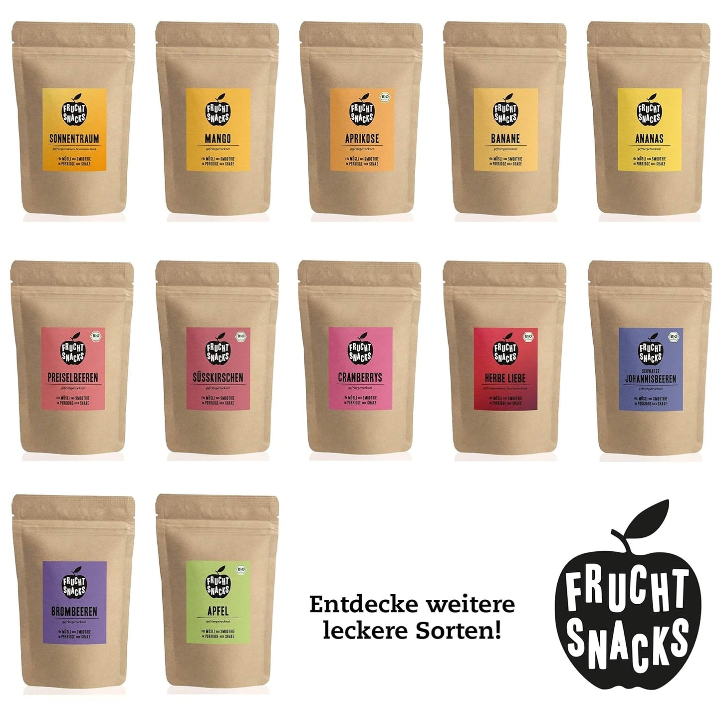 Gefriergetrocknete Blaubeeren: 100g getrocknete Kulturheidelbeeren für Smoothies, Müsli, Porridge-Topping – gefriergetrocknete Beeren ohne Zuckerzusatz – NutriPur gefriergetrocknete Blaubeeren Dehydrierte Produkte Naty Shop