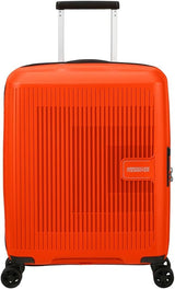 American Tourister Aerostep - Spinner L, erweiterbarer Koffer, 77 cm, 101,5/109 L, Orange (Bright Orange) Gepäck- und Reiseausrüstung Naty Shop Orange (Bright Orange) S (55 cm - 36/40 L)