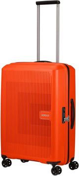 American Tourister Aerostep - Spinner L, erweiterbarer Koffer, 77 cm, 101,5/109 L, Orange (Bright Orange) Gepäck- und Reiseausrüstung Naty Shop Orange (Bright Orange) M (67 cm - 66,5/72,5 L)
