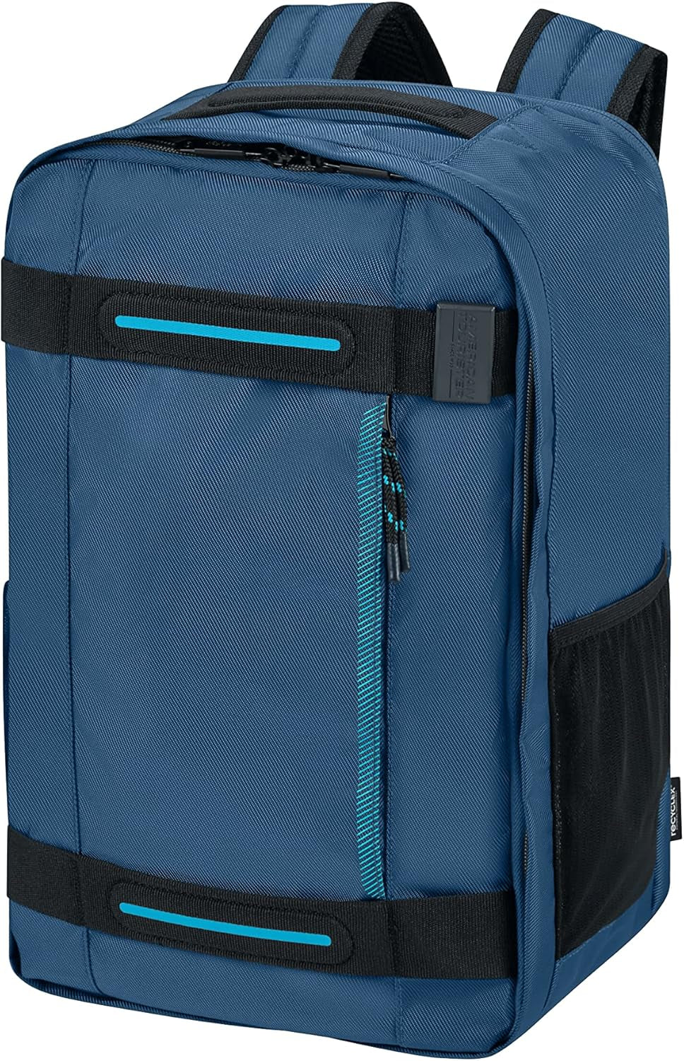 American Tourister Urban Track – Ryanair-Handtasche unter dem Sitz, 25 x 20 x 40 cm, 24,5 l, Schwarz (Asphaltschwarz), Gepäck und Reiseausrüstung, Naty Shop, Blau (Battle Navy), Kabinenrucksack