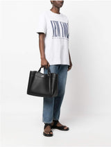 Armani Exchange Essential für Damen, Wave, Silber bedrucktes Logo Shopping L Taschen Damen Naty Shop