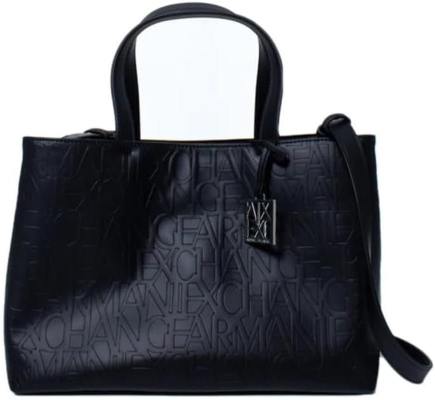 Armani Exchange Liz-Medium Open Shopping Umhängetasche Damen Taschen Naty Shop Nero