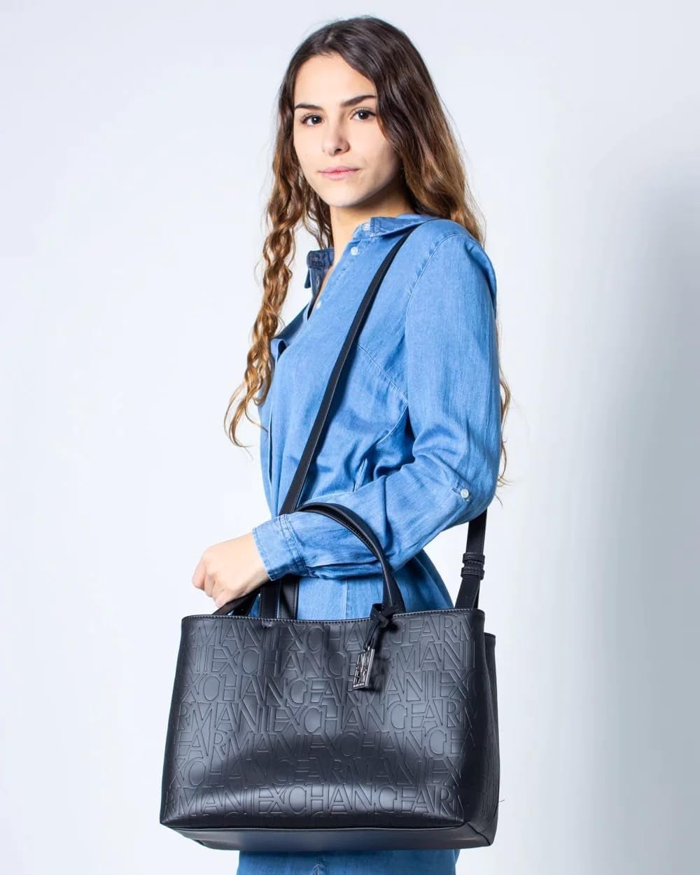 Armani Exchange Liz-Medium Open Shopping Umhängetasche Damen Taschen Naty Shop