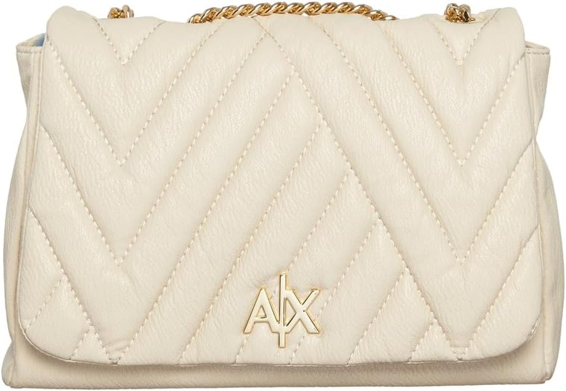 Armani Exchange Margareth Chain Shoulder Straps Soft Touch Crossbody Medium Bags Damen Naty Shop Dusty Earth
