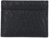 Armani Exchange Herren Essential Ivan SLG, Logo All Over Eleganter und funktionaler Kreditkartenhalter, Nero Herrenbrieftasche Naty Shop Nero One Size Fits All