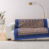 BASSETTI karierte Baumwolle TORCELLO Farbe DUNKELBLAU B1 Größe 135X190 Bettdecken und Steppdecken Naty Shop