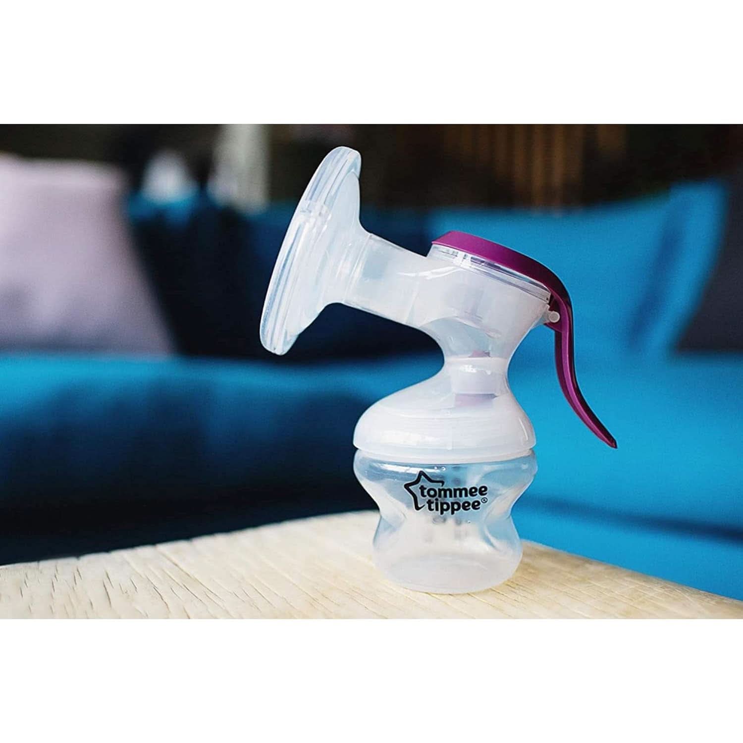 Tommee Tippee Handmilchpumpe „Made for Me“, ergonomischer Griff, BPA-frei, transparent Zubehör Essen und Stillen Bebe Naty Shop