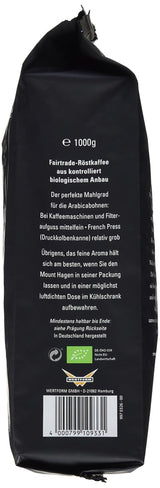 Bio FT Naturland Röstkaffee Arabica Cream, 1kg ganze Bohne