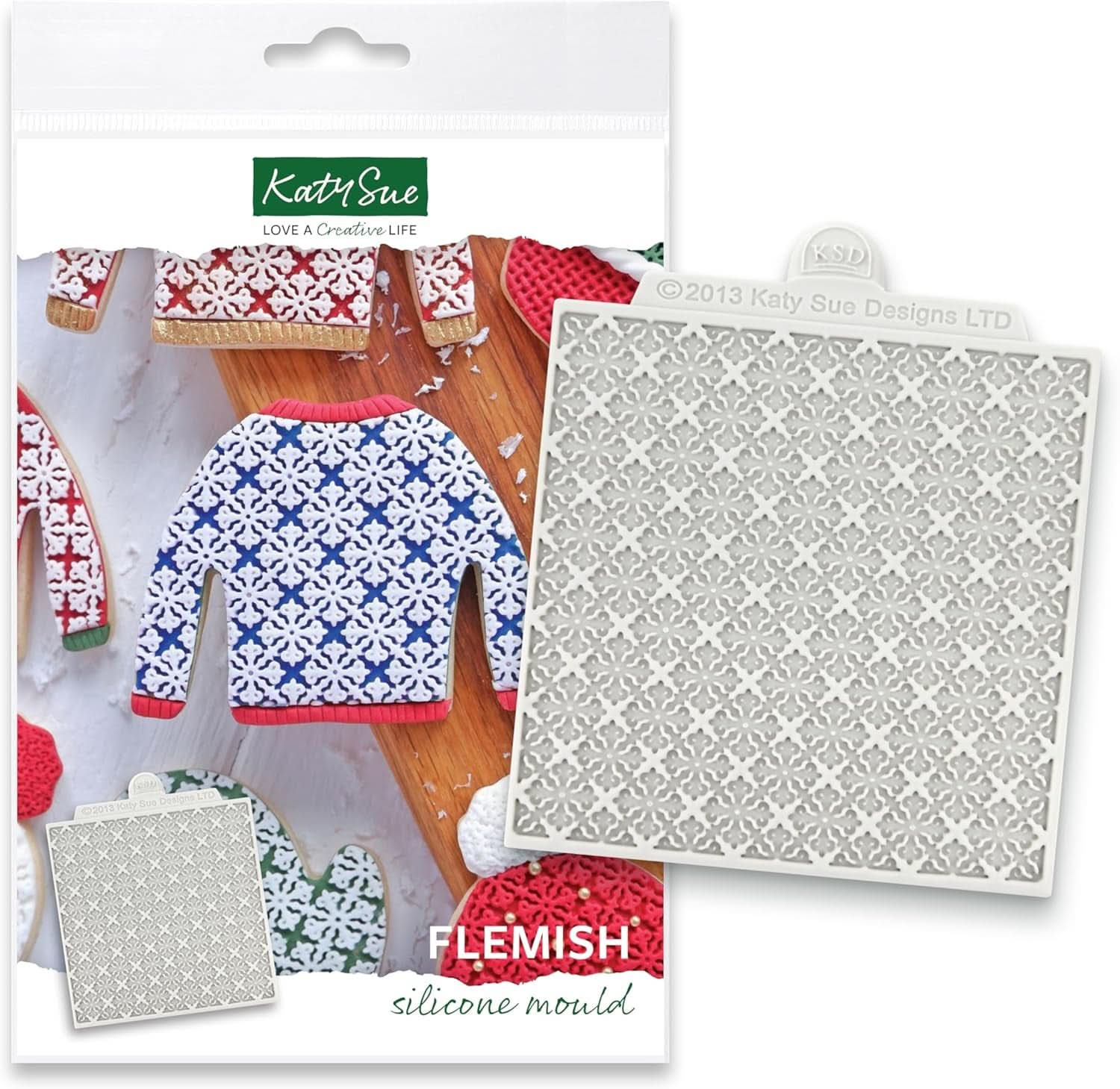 Katy Sue, Formen von Silikontexturen, Strickküche, Naty Shop
