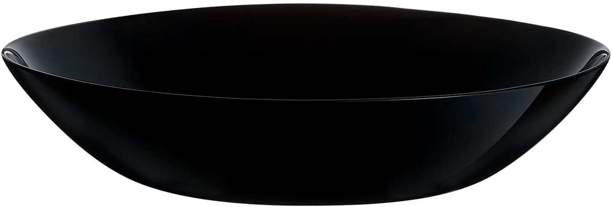 Arcopal Zelie Tafelservice aus schwarzem Glas, 12-teilig, 4 Plätze, schwarz