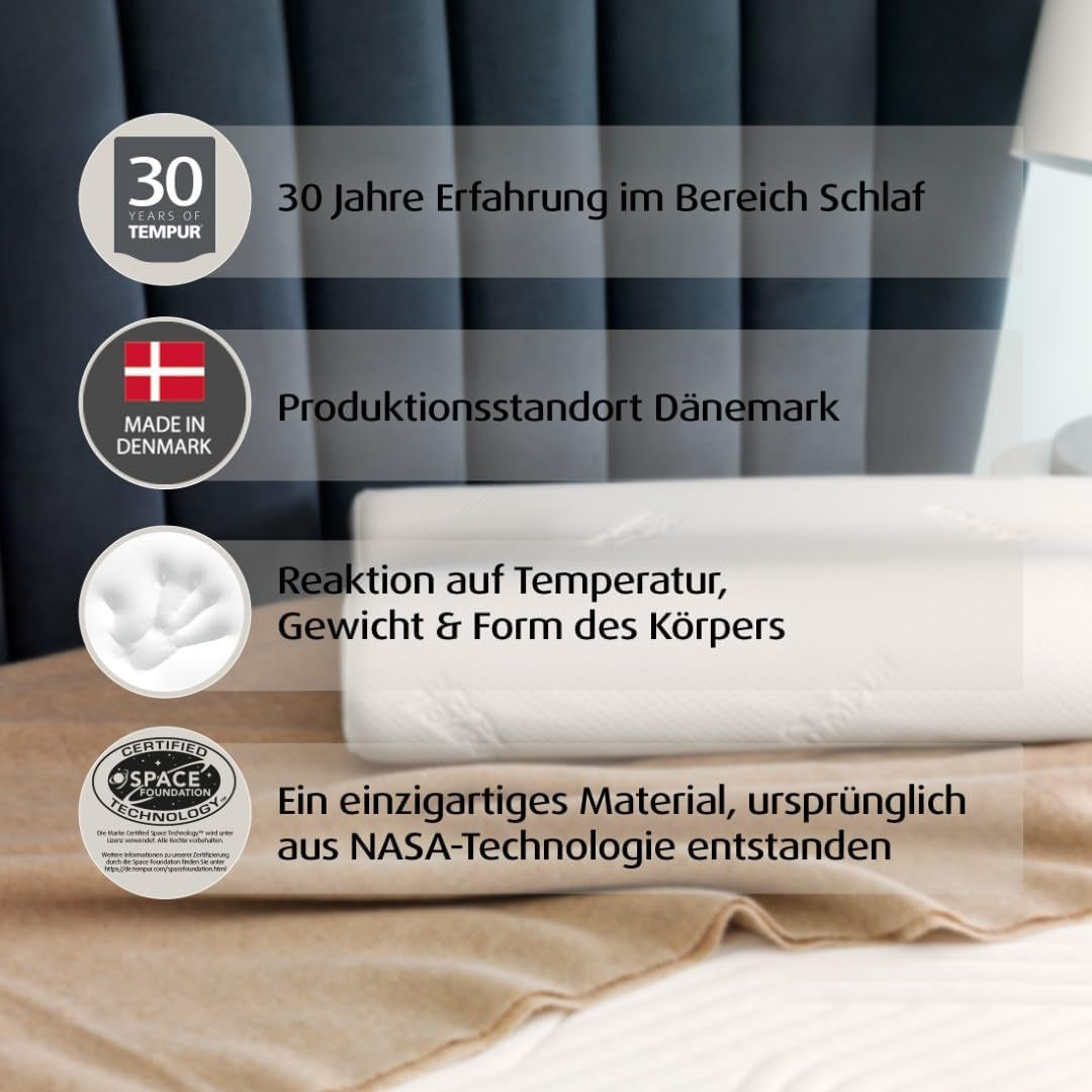 Kissenset mit Füllung und Bezug, Originalkissen Größe M mit Jersey-Kissenbezug (beige)