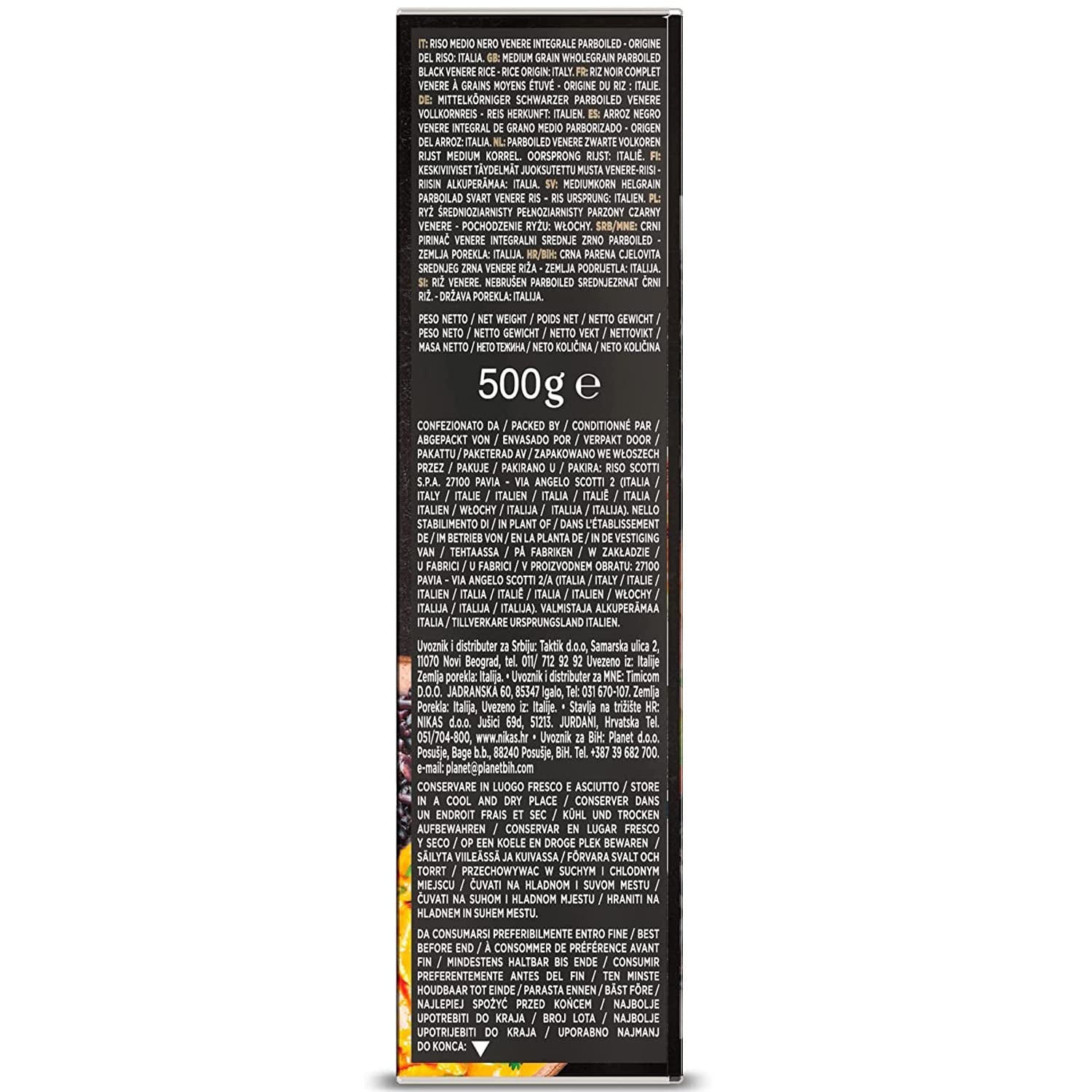 Scotti Black Vollkornreis Riso Nero Venere 500 g