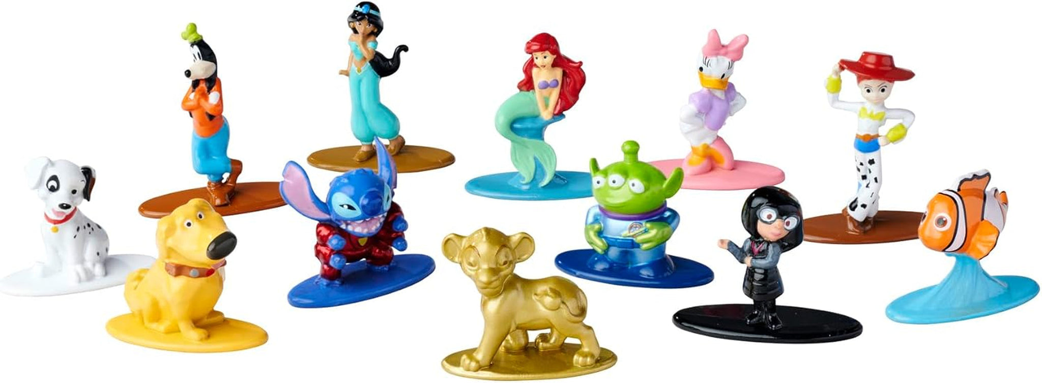 Jada Toys Disney-Figur (1X Mystery-Figur im Blindpack) – 1 Überraschungs-Sammelfigur aus 12 Disney-Figuren, Nano-Metallfigur (4 cm), für Kinder und Fans ab 3 Jahren, Serie 2, schwarze Actionfiguren Naty Shop