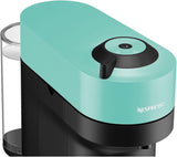 Espressomaschine mit Nespresso Krups Vertuo Pop Kapseln, Fassungsvermögen: 560 ml, automatische Kapselerkennung, One-Touch-System, 4 Tassengrößen, verkürzte Aufheizzeit, nachhaltig, Aqua Mint, XN9204