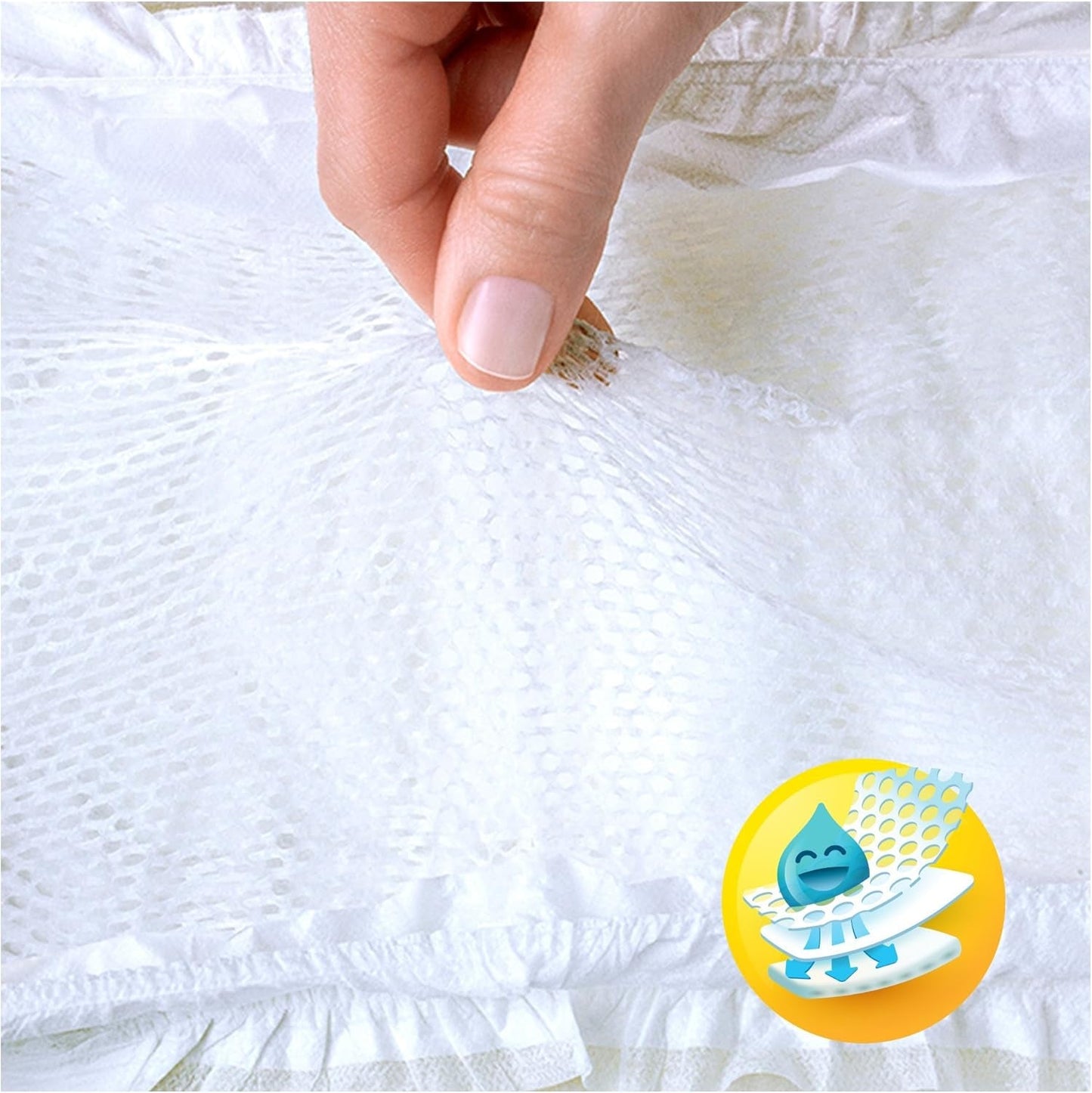 Pampers Premium Protection Windeln für Neugeborene, Jumbo-Packung, Größe 1, 72 Stück