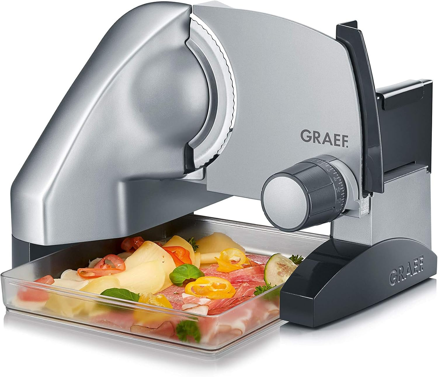 GRAEF Allesschneider S50000, silber Allesschneider und Aufschnittmaschinen Naty Shop