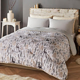 Gemütliche Sherpa-Fleecedecke von Night Lark, klassisches rotes Schottenkaro, 9 Tog, luxuriös, flauschig, dick und wendbar, perfekt für Couch, Bett, Couch, Couch. Hypoallergen, maschinenwaschbar, Größe: Betten und Bettdecken Night Lark Winter Scandi King Size